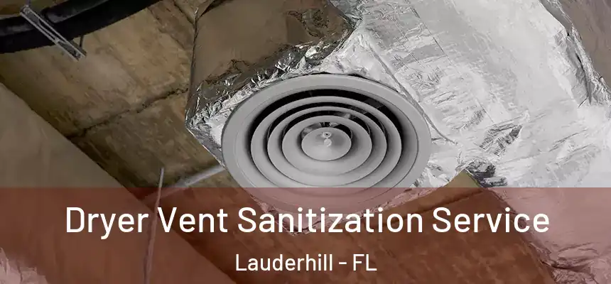 Dryer Vent Sanitization Service Lauderhill - FL