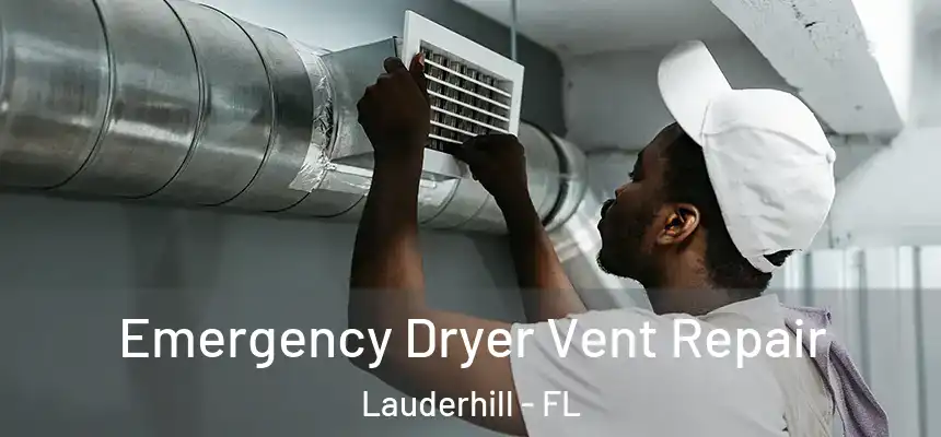 Emergency Dryer Vent Repair Lauderhill - FL