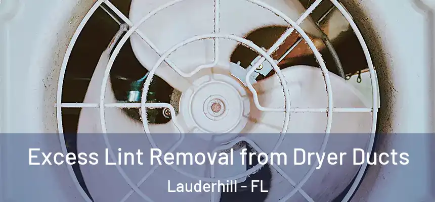 Excess Lint Removal from Dryer Ducts Lauderhill - FL
